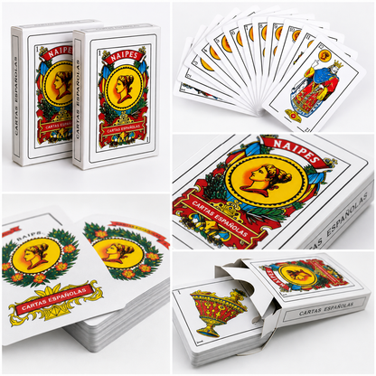 Naipes Carta Española – Pack x12 Mazos