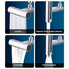 Canilla Adaptador Extensión De Grifo Giratorio 360° 4 Modos