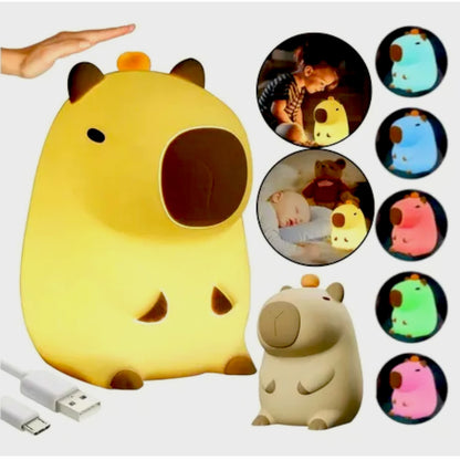 Capybara Velador Lampara Led Silicona