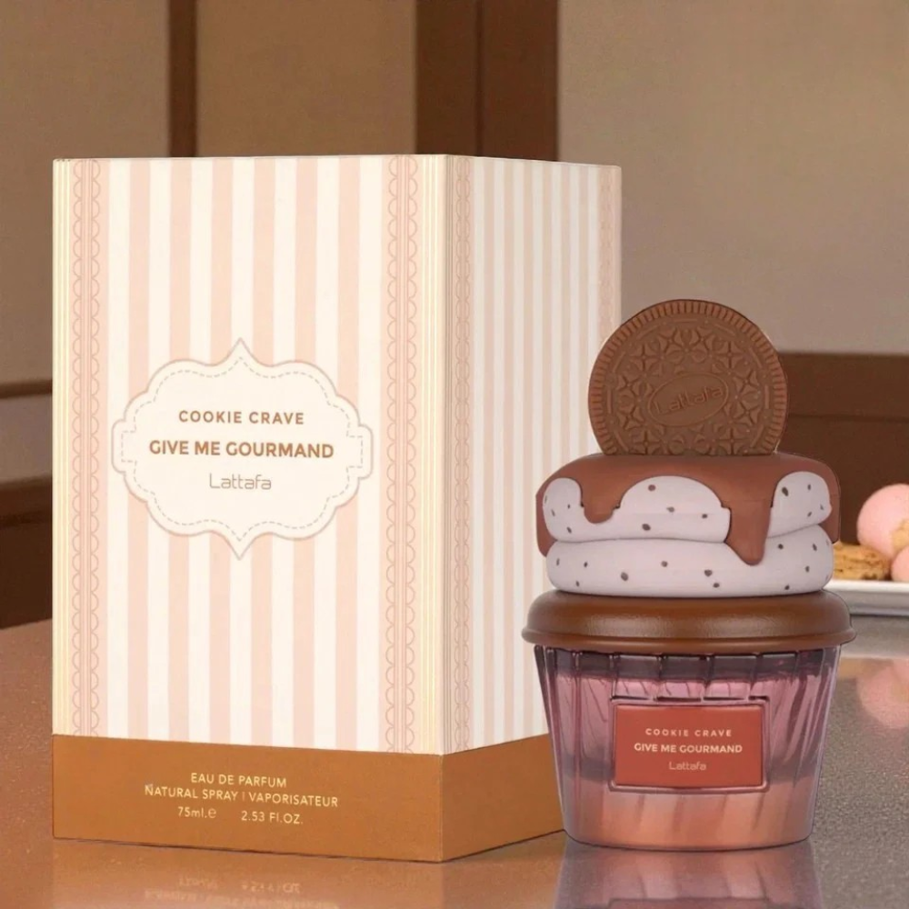 Perfume Lattafa Cookie Crave Eau de Parfum 75ml | Aroma Dulce y Gourmand para Mujer