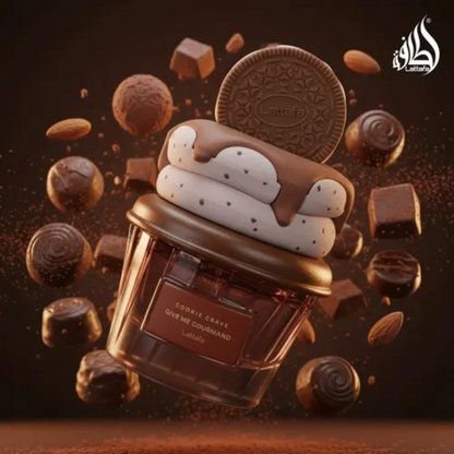 Perfume Lattafa Cookie Crave Eau de Parfum 75ml | Aroma Dulce y Gourmand para Mujer