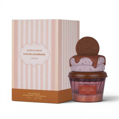 Perfume Lattafa Cookie Crave Eau de Parfum 75ml | Aroma Dulce y Gourmand para Mujer