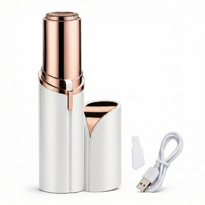 Depilador Facial Femenina Indolora 2 En 1 Recargable Usb - Cejas Y Bozo