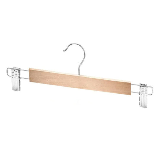 Percha De Madera Broches Pollera Pantalon Cb004