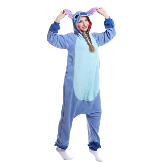 Pijama de Stitch Disfraz Disney Manta con Capucha