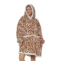 Pijama De Mujer Tiburón Leopardo Buzo Manta Corderito Oversize