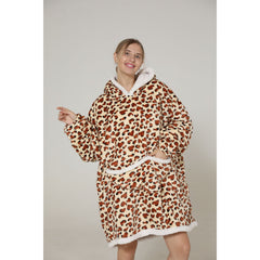 Pijama De Mujer Tiburón Leopardo Buzo Manta Corderito Oversize