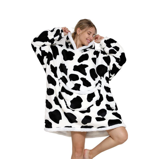 Pijama de Mujer Vaca Buzo Manta Corderito Oversize