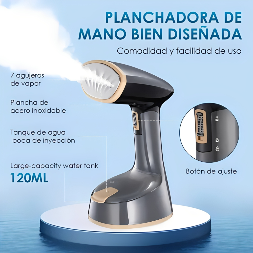 Plancha a Vapor Vertical Plegable Sokany SK-GT-3065 – 120ml 1470W