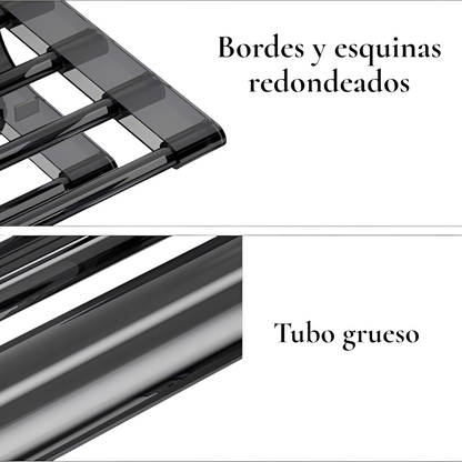 Toallero Plegable Con Ventosa De Succión - Estante De Baño Multifunción Con Ganchos Bl702J10