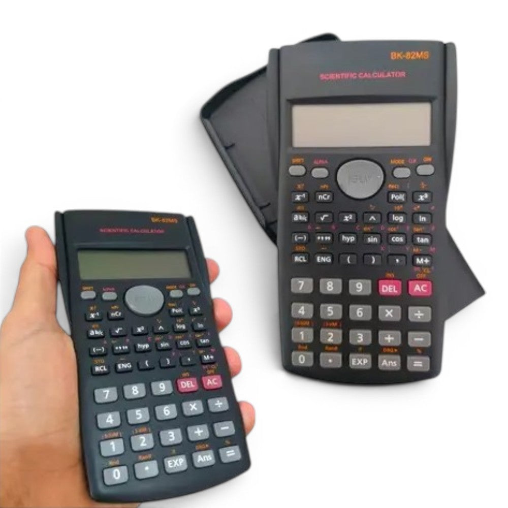 Calculadora científica Karuida KK-82MS-B frente y tapa