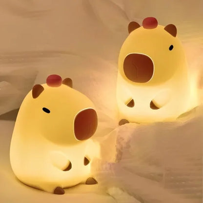 Capybara Velador Lampara Led Silicona